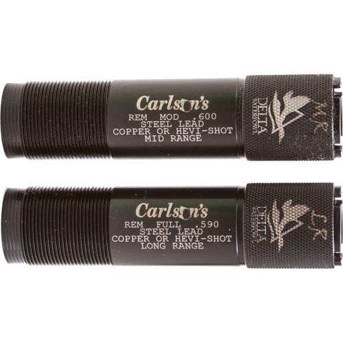Carlson's Delta Waterfowl Choke Remington Mr, Lr 20ga, 2 Pack, shotgun choke tubes for waterfowl hunting.