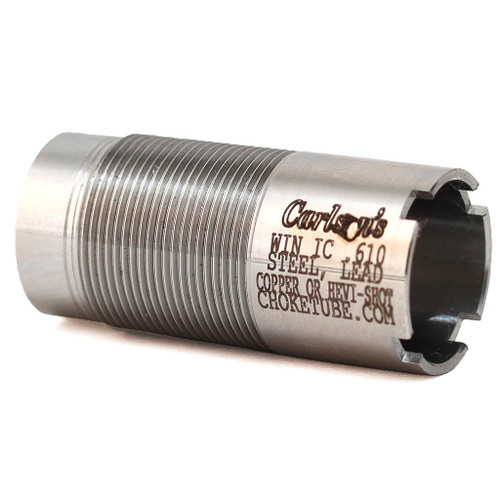 Carlsons Winchester Choke Tube 20 Ga. Improved Cylinder, stainless steel finish, compatible with Winchester shotguns.