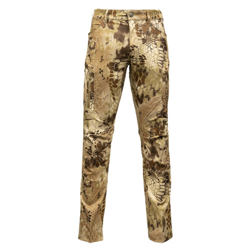 Kryptek Sonora Pant Highlander 38x32, camouflage outdoor tactical pants with multiple pockets.