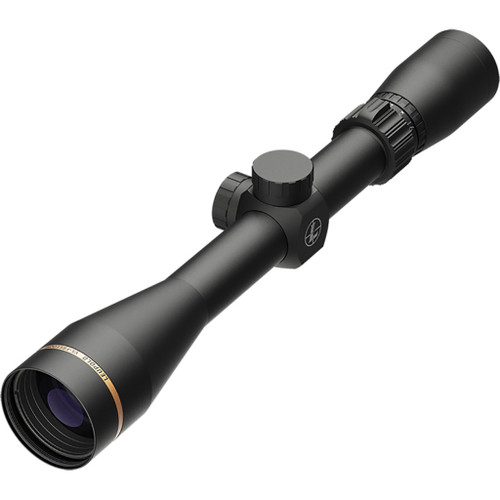 Leupold VX-Freedom Muzzleloader Scope 3-9x40mm UltimateSlam, black riflescope shown diagonally on a white background with adjustable turrets and a 40mm objective lens.