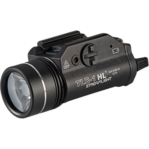 Streamlight TLR-1 HL Long Gun Weapon Light Kit Black 1000 Lumens With Pressure Switch, tactical weapon flashlight with mounting bracket and pressure switch for rifles or shotguns.