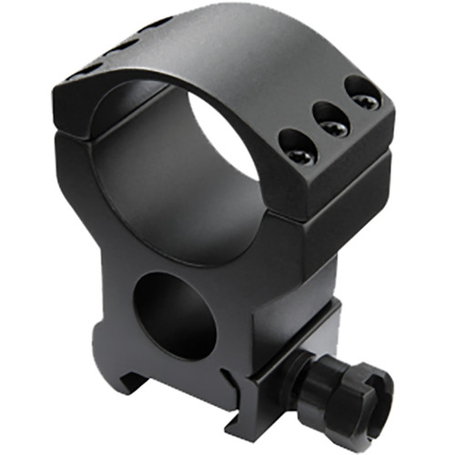 Burris Xtreme Tactical Rings 30mm High 0.75 In. Height Two Rings, black tactical scope mount with four mounting screws and adjustment knob.