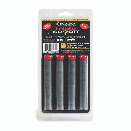 Hodgdon Triple Seven Pellets .50 Cal. 50 Gr. 24 Pk. Hazmat