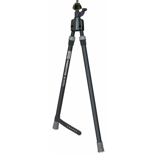 Primos Gm Bipod W/ Spartan Adapter Black Medium, tactical rifle bipod with adjustable legs and Spartan adapter for stability.