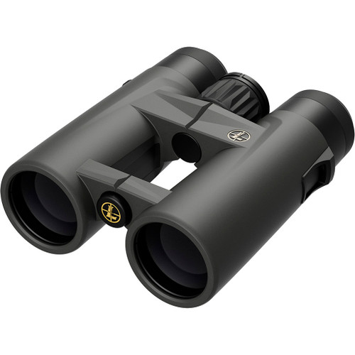 Leupold Bx-4 Pro Guide Hd Gen 2 Binoculars Shadow Grey 8x42mm, compact black binoculars with a rubberized grip and logo, designed for outdoor and hunting use.