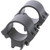 Truglo Quad Scope Rings Medium 1 In. .22/airgun, pair of black medium-height 1-inch scope rings with four securing screws, shown on a white background.