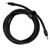 Tactacam Armored Solar Cable, durable black solar charging cable with armored protective coating.