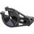 Trophy Ridge Whisker Biscuit Pro Ims Black/Gray Medium, archery bow rest with a black circular containment device and adjustable mounting bracket