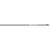 Easton 5mm Axis Sport Arrows 600 2 In. Bully Vanes 6 Pack, overview of a single arrow with orange vanes.