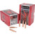 Hornady Eld Match Bullets 7mm .284 180 Gr. Eld Match 100 Box, showing a box of copper-colored rifle bullets with two bullets placed in front of the packaging.