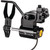 Trophy Ridge Sync Md Arrow Rest Rh, black right-handed bow arrow rest with mounting bracket and adjustment screws for archery