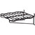 Hornady Security Square-lok Shelf Wire 9x9, black metal wire car shelf with a grid design.