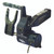 Qad Ultrarest LD Black RH, archery bow support with adjustable components and camouflage padding.