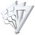 Muzzy Replacement Blades Trocar 100/125 Gr. 9 Packs, metal surgical blades for trocar medical procedures, stainless steel trocar blades stacked.