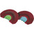 Woodhaven Raspy Red Reactor Turkey Call, red and green double-sided turkey call with textured surface for attracting turkeys.