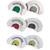 Woodhaven Small Frame Turkey Call 3 Pk, set of three small turkey calls with different colored striker surfaces in green, red, and yellow, designed for turkey hunting.