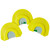 Hunters Specialties Ultimate Starter Pack, bright yellow foam decoy heads for hunting with adjustable cutting 25 mm and double dead features.
