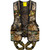 Hunter Safety System Pro Series Harness W/elimishield Realtree 2x-large/3x-large, camouflage hunting harness with multiple pockets and adjustable straps.
