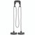 Tenpoint Rope Sled, black plastic handles with cords for strength and durability.