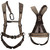 Summit Pro Safety Harness Medium, adjustable beige and brown safety harness with padded shoulder straps, waist belt, and attachment points for climbing or work at height.