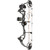 Bear Royale Rth Package Shadow Rh, a compact black compound bow with orange accents, featuring intricate wheel and string mechanism for archery.