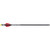 Tenpoint Evo-x Centerpunch Lighted Carbon Arrows 16 In. Alpha-blaze Green 3 Pk, image of a black carbon arrow with red fletching, lighted tip, and branding on the shaft.