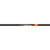 Easton 6.5 Bowhunter Shafts 500, image showing a close-up of a black and orange carbon arrow shaft with branding and specifications printed on it.