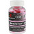 Radians Resistor 32 Foam Ear Plugs Uncorded Pink 25 Pr. Jar, a clear plastic jar filled with pink foam ear plugs, designed for noise reduction and comfort, with a black and pink label.