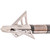 Muzzy Trocar Ti Broadheads 100 Gr. 3 Pk., close-up image of the broadhead with a sharp, pointed steel tip and a sleek, aerodynamic design for hunting and archery.