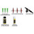 Wicked Ridge Accessory Kit, product includes crossbow nocks, broadheads, sling, lubricant, and string wax with conditioner.