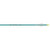 Easton Genesis Arrows Od Green 6 Pk, image of a turquoise-colored arrow with white fletching and yellow nock.
