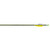Easton Genesis Arrows Od Green 36 Pk, single arrow shown with green shaft, white fletching, and nock, designed for archery and hunting.