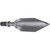 G5 Outdoors G5 Montec Bpm Practice Broadheads 100 Gr. 3 Pk., close-up of a metallic broadhead with a pointed tip and threaded shank.