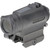 Holosun Elite Solar Titanium Sight Green Circle Dot, tactical rifle sight with solar panel and green illuminated circle dot reticle.
