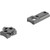 Leupold Std Two-piece Bases Matte Kimber 8400, two metal firearm bases for mounting scopes on rifles.