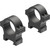 Leupold Open Range Cross-slot Scope Rings Matte 30mm Medium, black scope rings suitable for mounting optics on rifles.