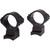 Winchester Xpert Integrated Scope Rings 1 Inch Medium Matte Black, black scope rings for rifles.