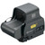 Eotech Exps2-0 Holographic Red Dot Sight Black 68moa Ring W/1moa Dot Green Reticle Cr123 Qd, black tactical holographic sight with sight window and adjustment controls.