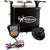 Wildgame Innovation Wildgame Digital Feeder Kit 6 Volt, black electronic game feeder with digital control panel, remote control, and mounting accessories for wildlife feed distribution.
