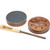 Hunters Specialties Strut Select Turkey Call Closing Time Slate Pan Call, with two wooden circular call surfaces and a small wooden and metal striker