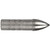 Easton Aluminum Bullet Points 1614 12 Pk, metallic silver pointed arrow tip for archery.