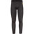 Blocker Outdoors Blocker Koretec Heavy Weight Bottom Charcoal Large, close-up view of men's black thermal long johns with a yellow logo on the waistband.