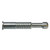 Easton 6mm Hp Inserts #2 12 Pk, close-up of a single metallic archery bow replacement tip insert.