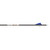Easton Vector Arrows 600 2 In. Feathers 72 Pk., full length arrow with blue and white feathers for archery.