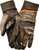 Scent-lok Lightweight Shooter Glove Rt Apx Medium, camouflage hunting gloves with honeycomb-textured grip and stretch fabric cuffs.