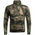 Scent-lok Scentlok Be:1 Phantom Pullover Mo Terra Outland X-large, camouflage fleece pullover jacket with orange zippers and logo patch.