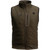 Scent-lok Scentlok Be:1 Reactor Puffy Heated Vest Loden Medium, front view of a sleeveless insulated vest with zippered chest pocket and high collar in olive green color.