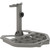 Novix Raider Saddle Platform Classic Gray, a versatile gray saddle platform with adjustable height and sturdy construction for riding or training.