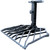 Tethrd Predator V Platform XL, a portable and adjustable hunting platform with a wide, gridded base and a vertical support for stability.