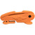 Tethrd Fold N Go Holder Orange, compact portable orange holder with a folding design and safety latch for outdoor or hunting gear.